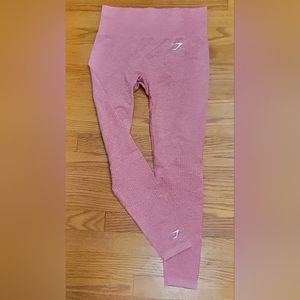 Gymshark pink marled seamless leggings small